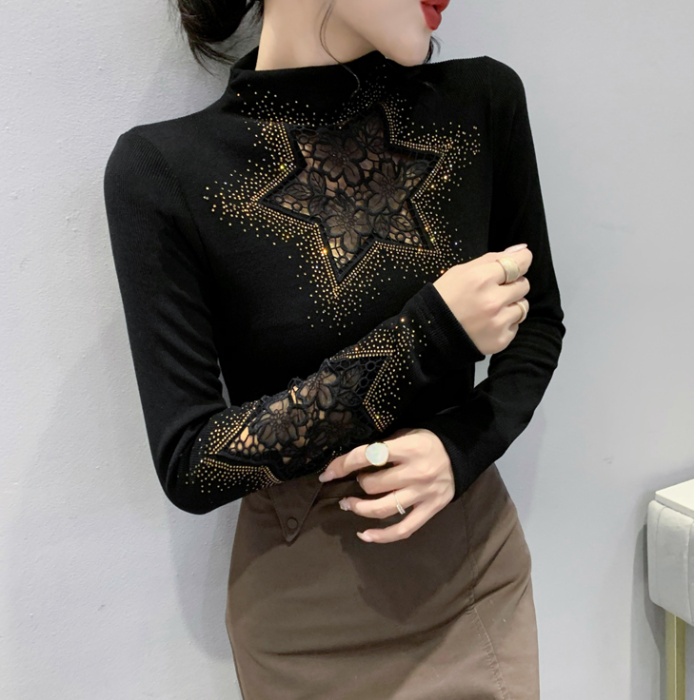 Long sleeve thermal bottoming shirt thick unique tops