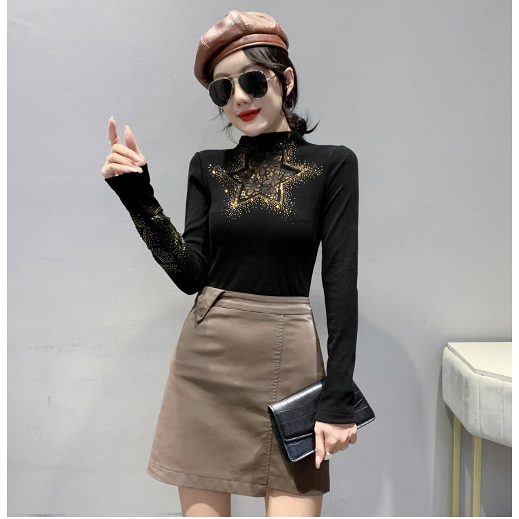 Long sleeve thermal bottoming shirt thick unique tops