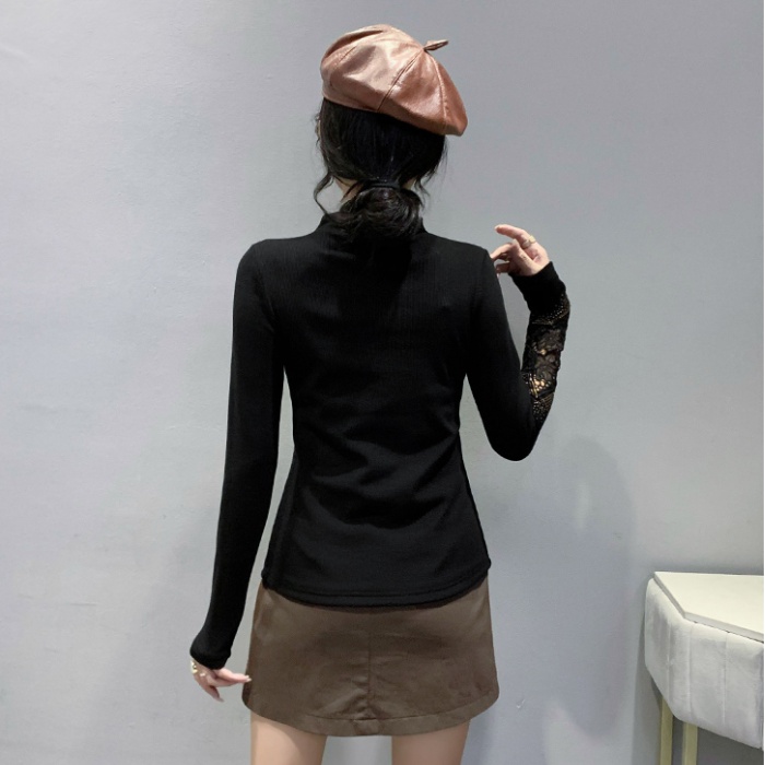 Long sleeve thermal bottoming shirt thick unique tops