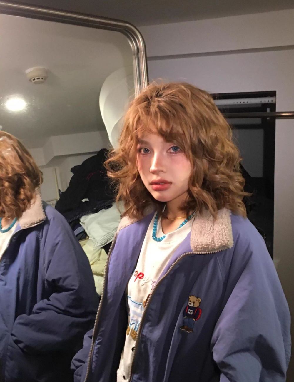 Cubs lovely coat all-match thermal cotton coat for women