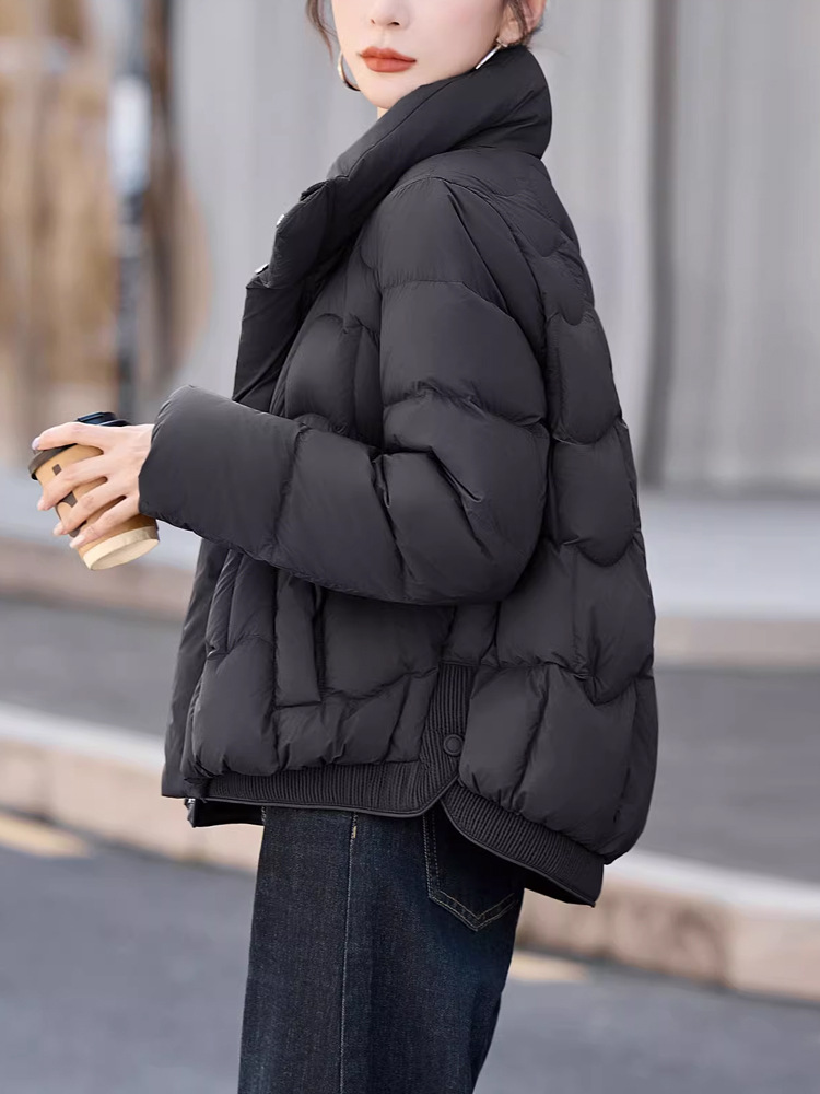 Thermal coat slim down coat for women