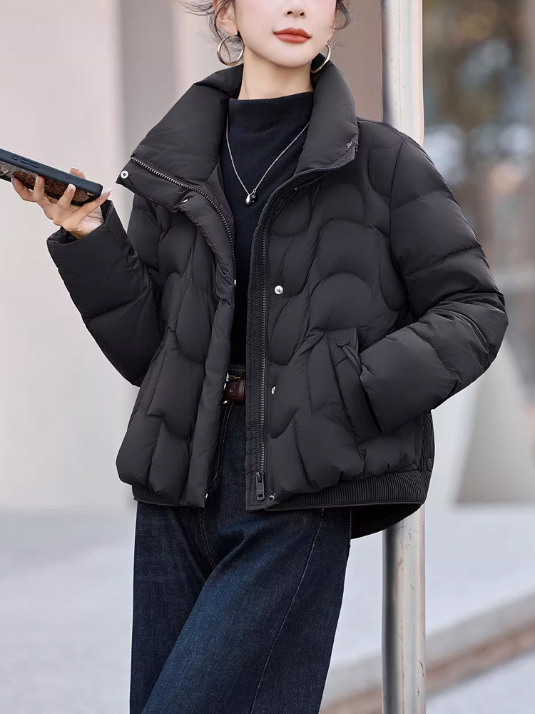Thermal coat slim down coat for women
