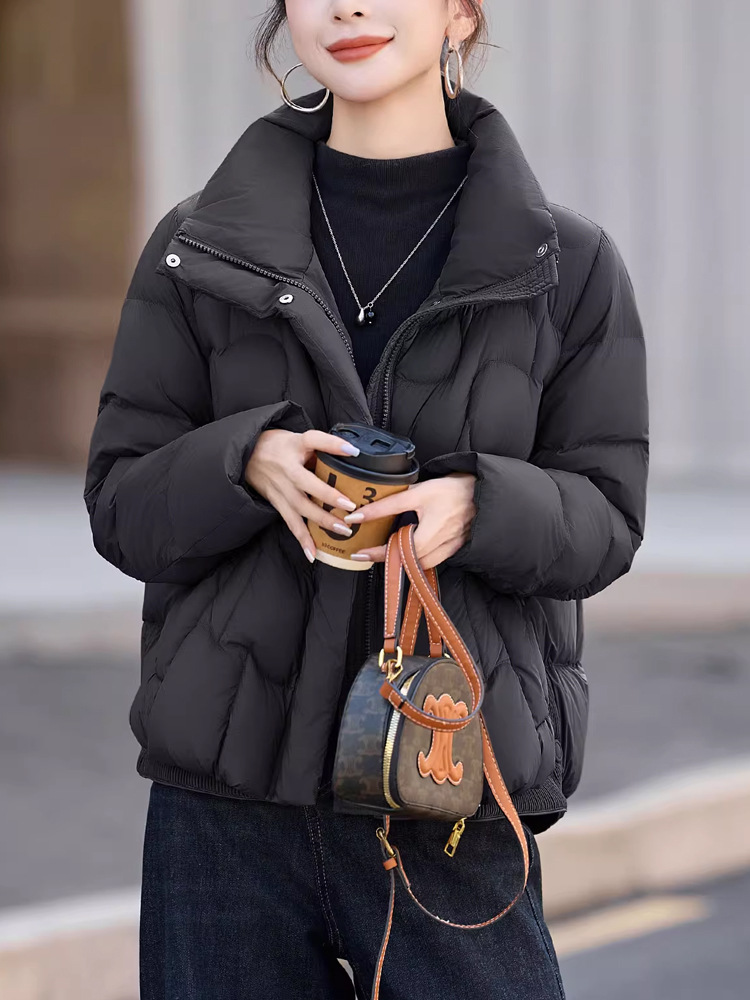 Thermal coat slim down coat for women