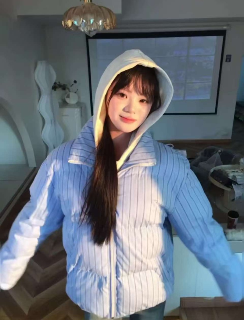 Winter Pseudo-two coat thermal thick cotton coat for women