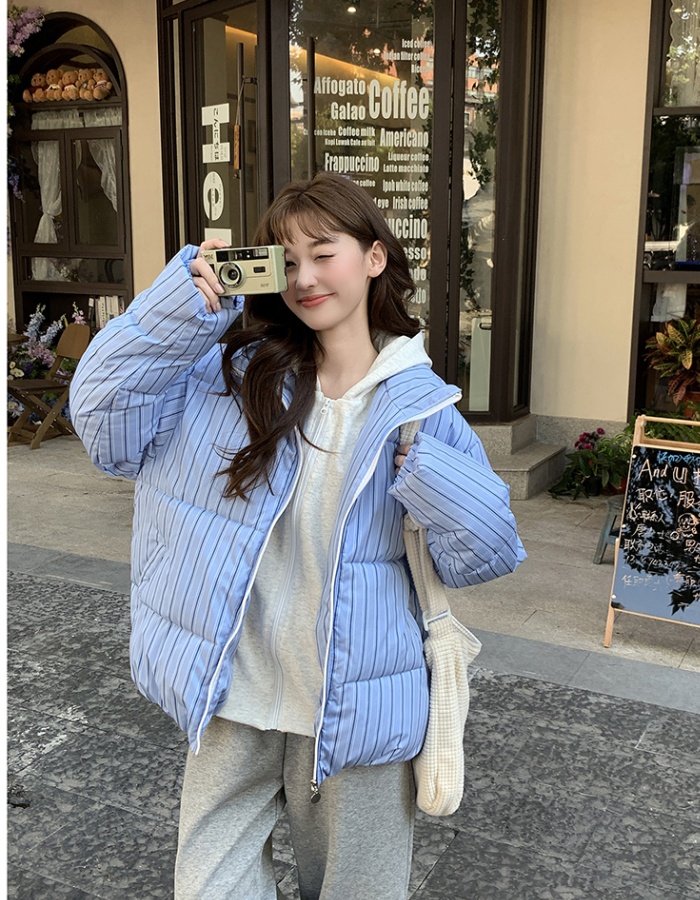 Winter Pseudo-two coat thermal thick cotton coat for women