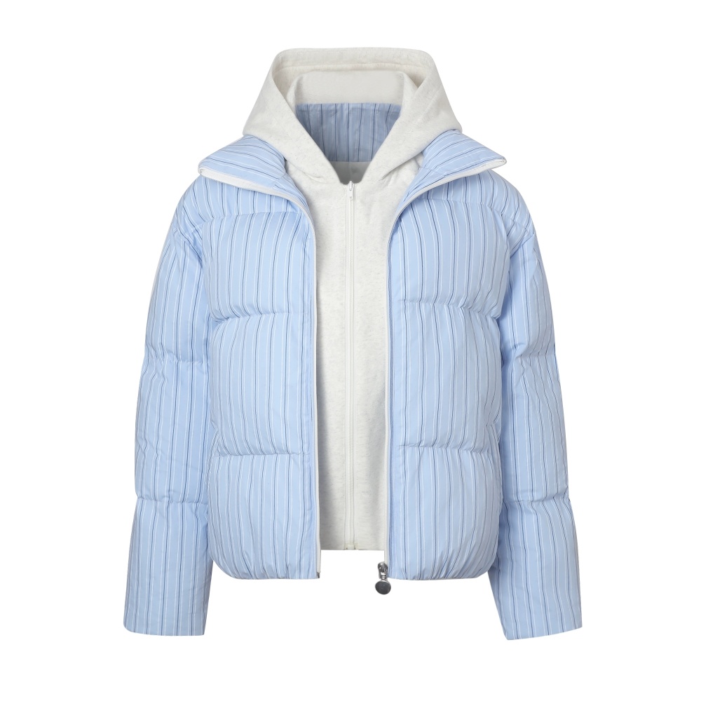 Winter Pseudo-two coat thermal thick cotton coat for women