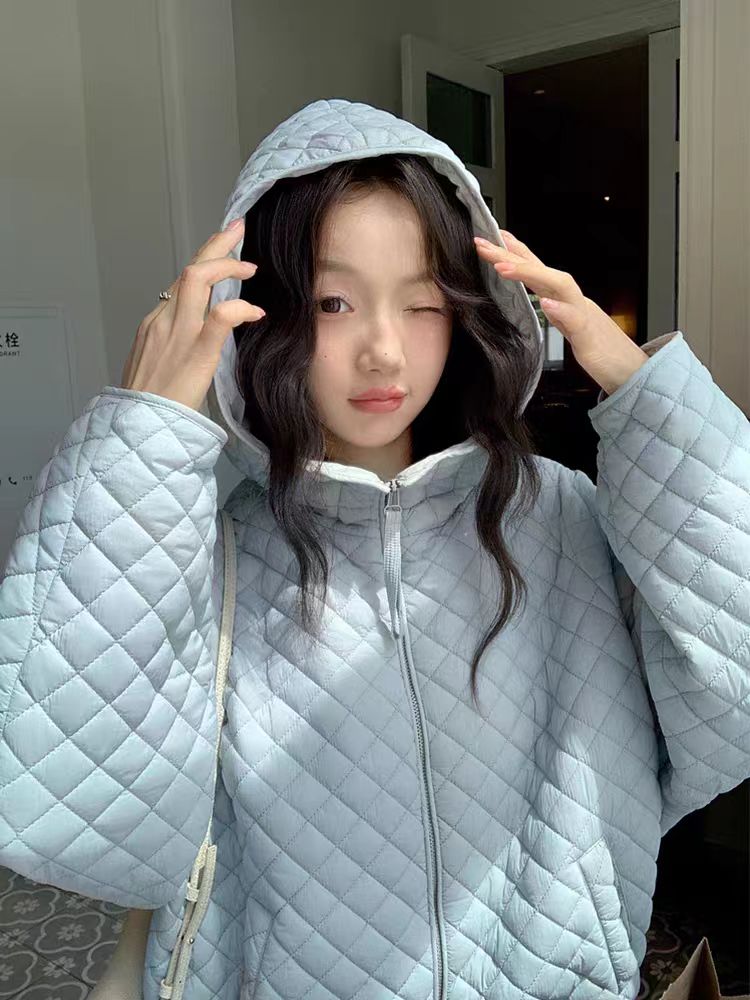 Loose student Korean style cotton coat thermal slim coat