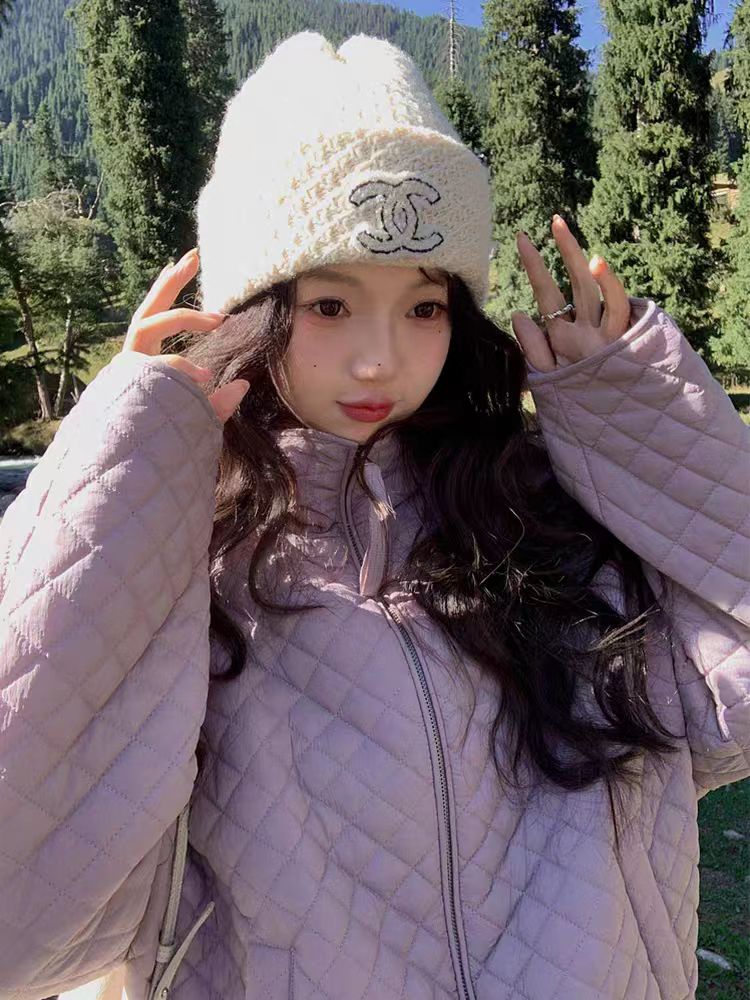 Loose student Korean style cotton coat thermal slim coat