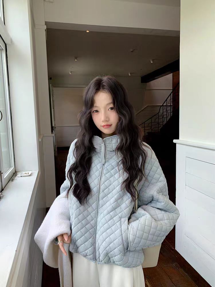 Loose student Korean style cotton coat thermal slim coat