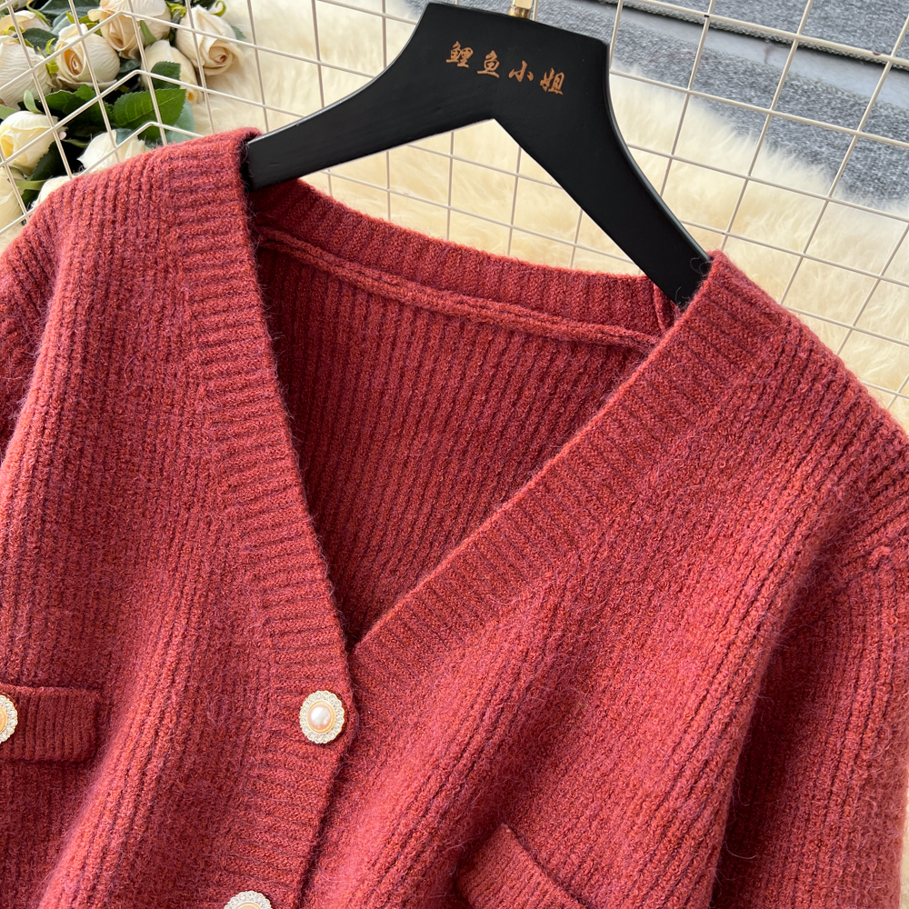 Long sleeve sling skirt short vest for women