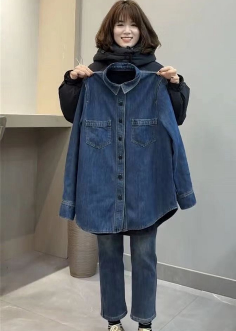 Casual autumn and winter coat Korean style tops