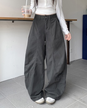 Autumn jeans gray work clothing for women