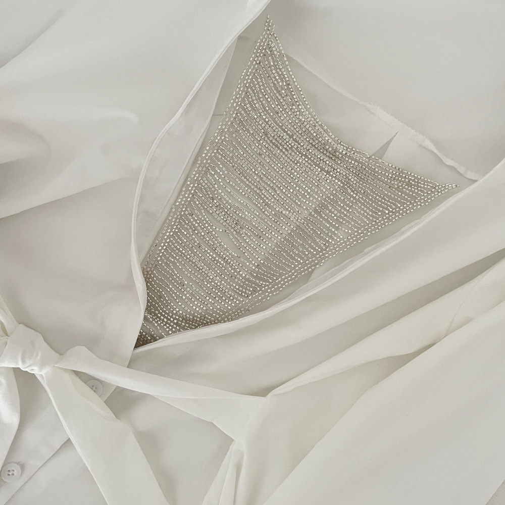 Fashion temperament shirt lace slim tops for women