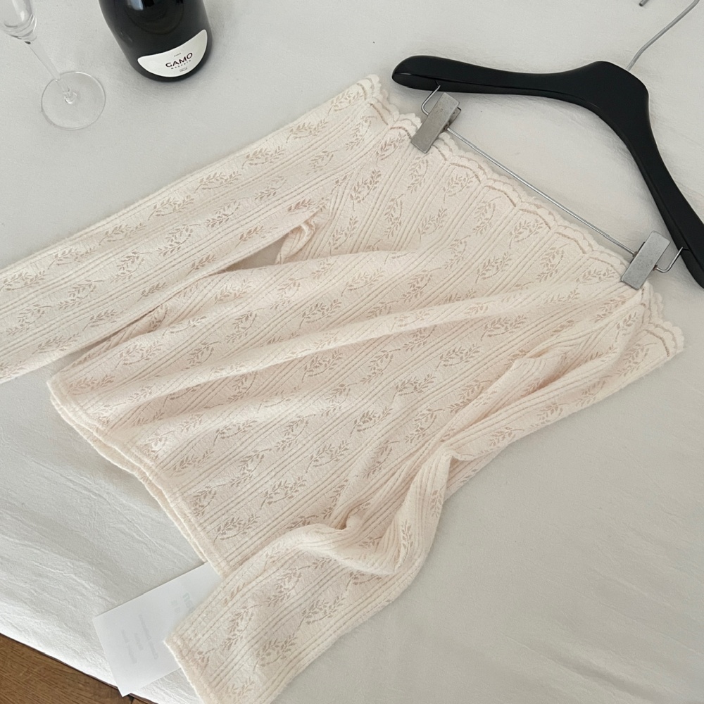 Wrapped chest long sleeve shirt lace bottoming shirt