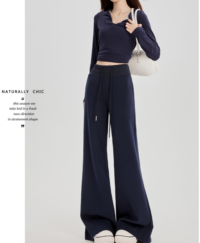 Sports sweatpants Casual wide leg pants for women