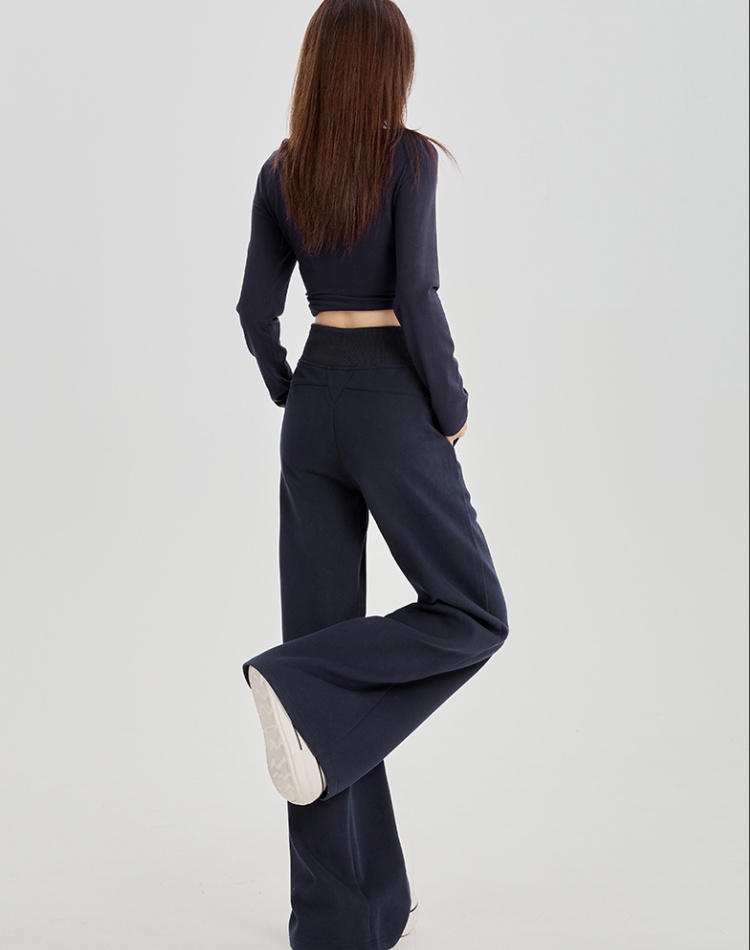 Sports sweatpants Casual wide leg pants for women