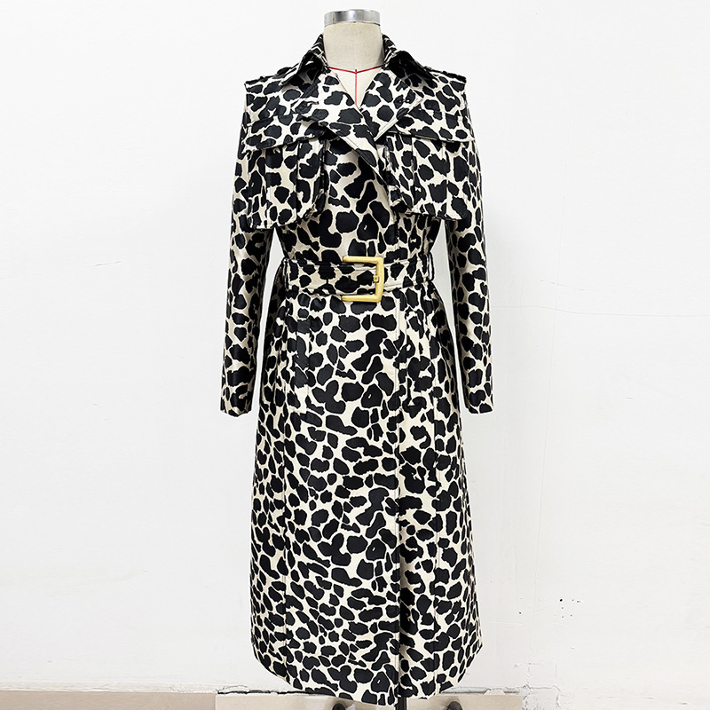 British style European style windbreaker fashion coat