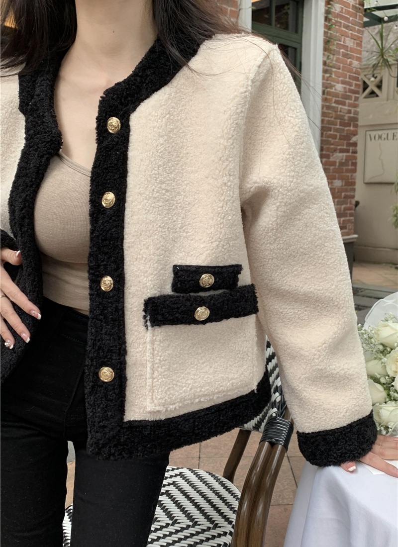 Mixed colors autumn and winter tops chanelstyle jacket