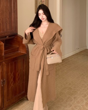 Temperament enticement tops long frenum sweater