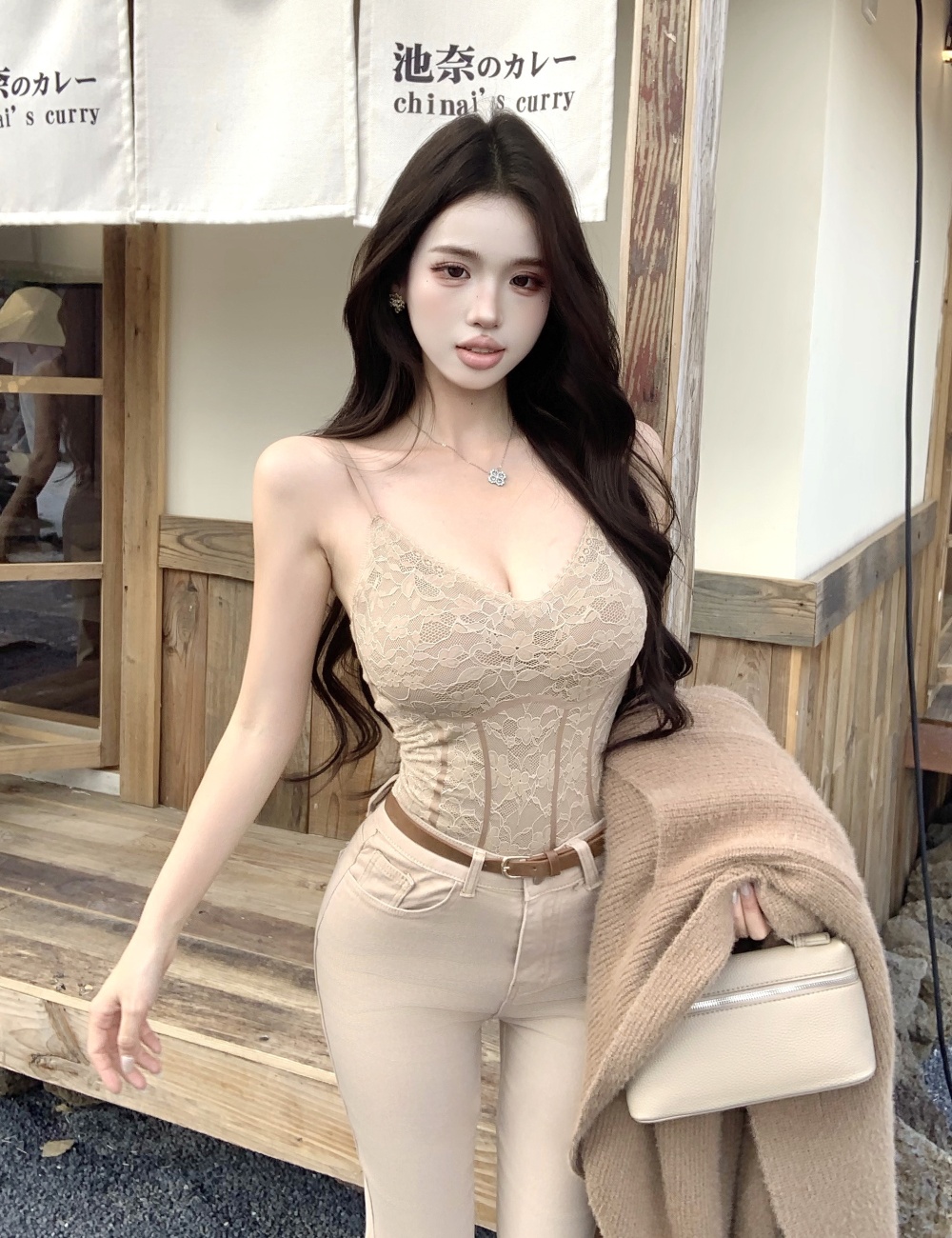 Casual pants micro speaker long pants