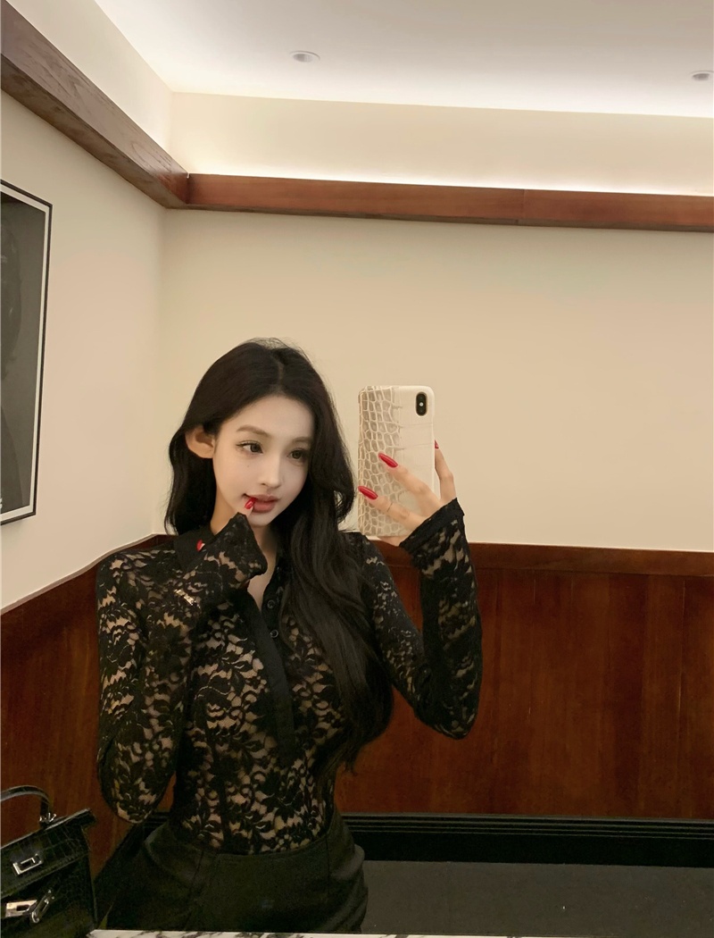 Enticement short skirt leather skirt 2pcs set for women