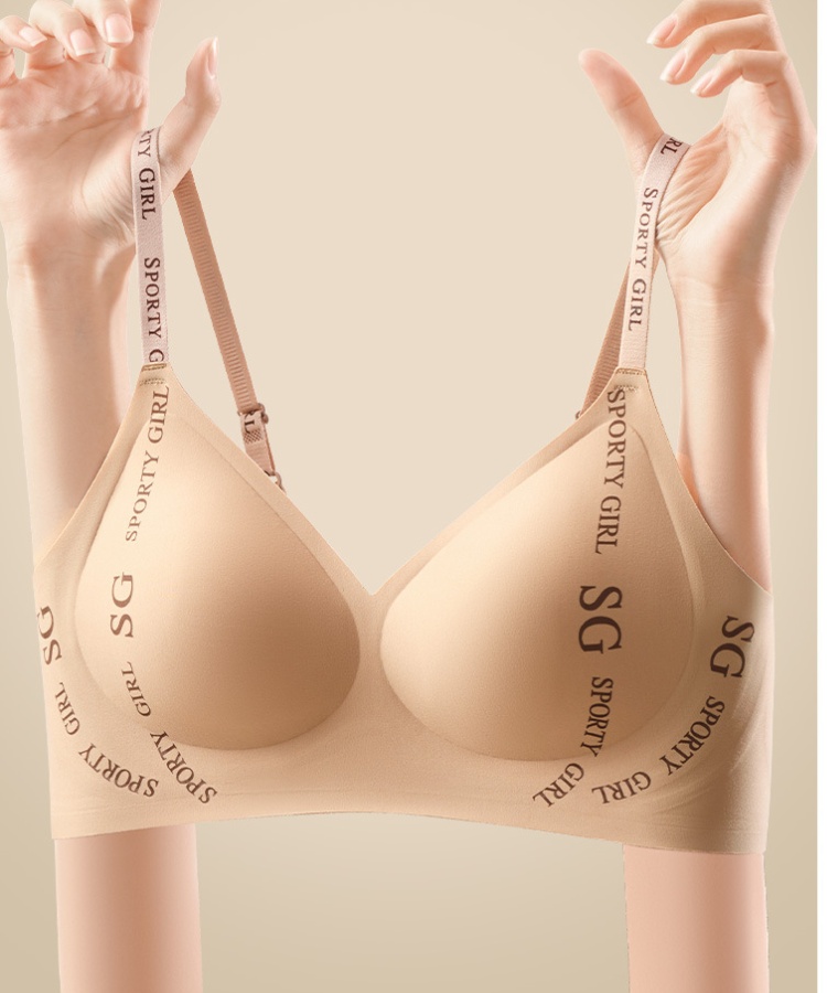 Breathable letters underwear gather foundation