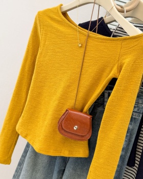 Unique inside the ride tops autumn slim T-shirt