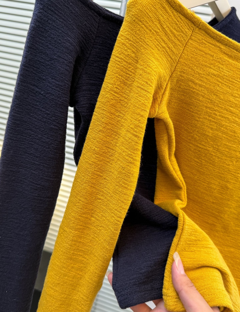 Unique inside the ride tops autumn slim T-shirt