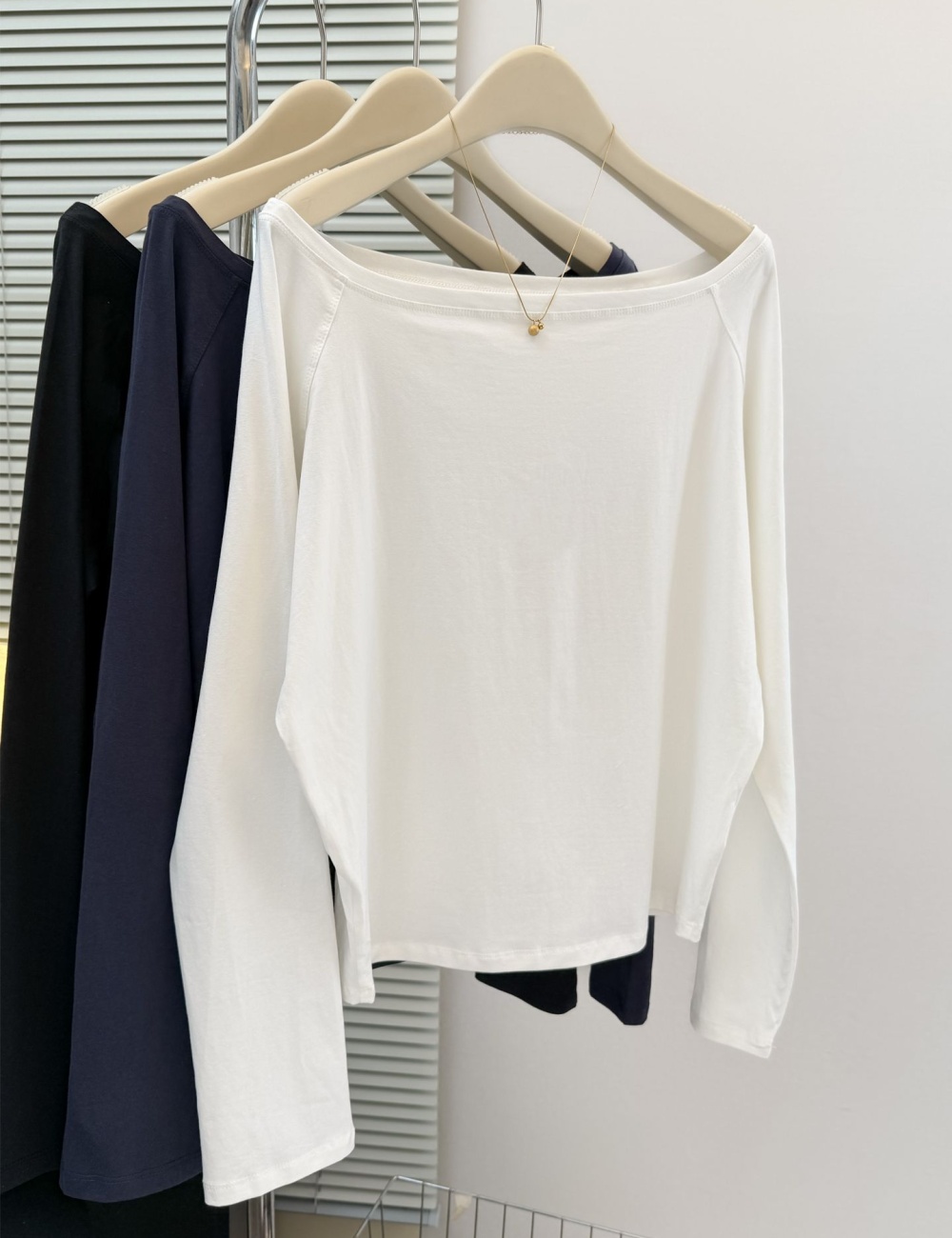 Korean style T-shirt bottoming shirt for women