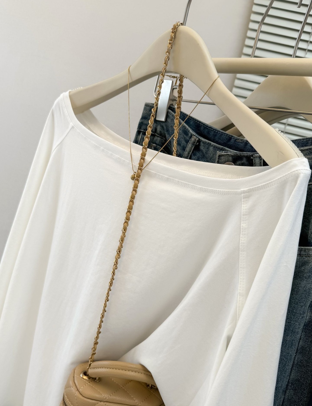 Korean style T-shirt bottoming shirt for women