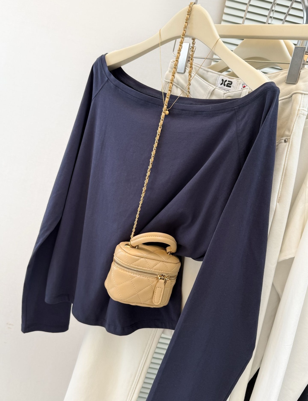 Korean style T-shirt bottoming shirt for women