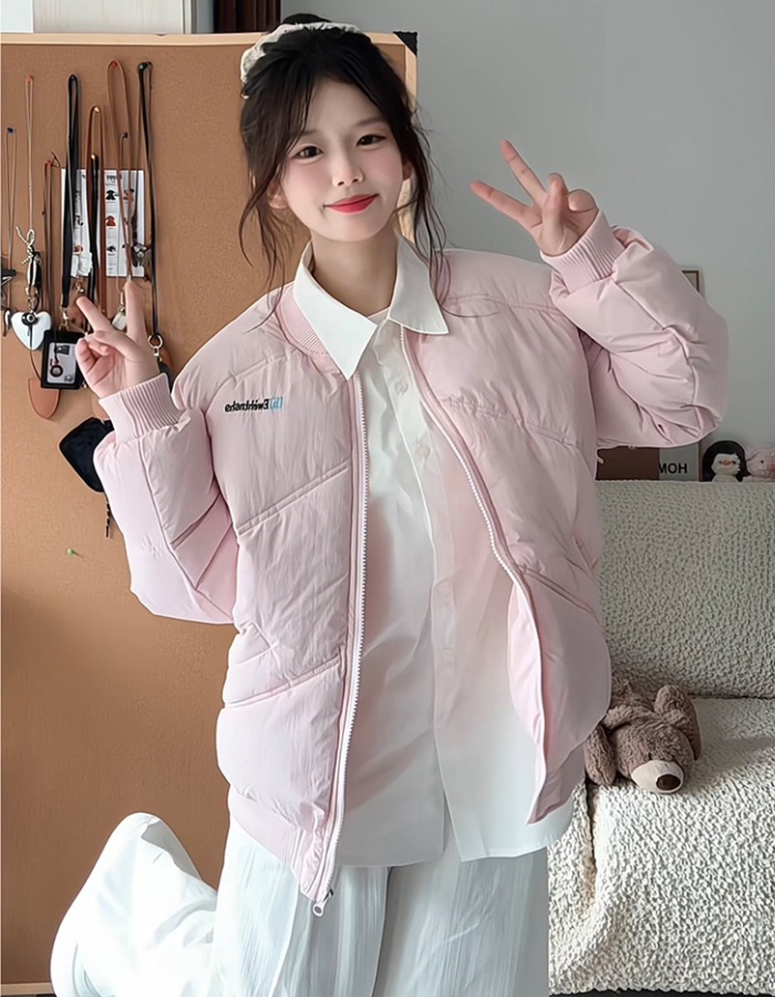 Thermal loose cotton coat all-match coat for women