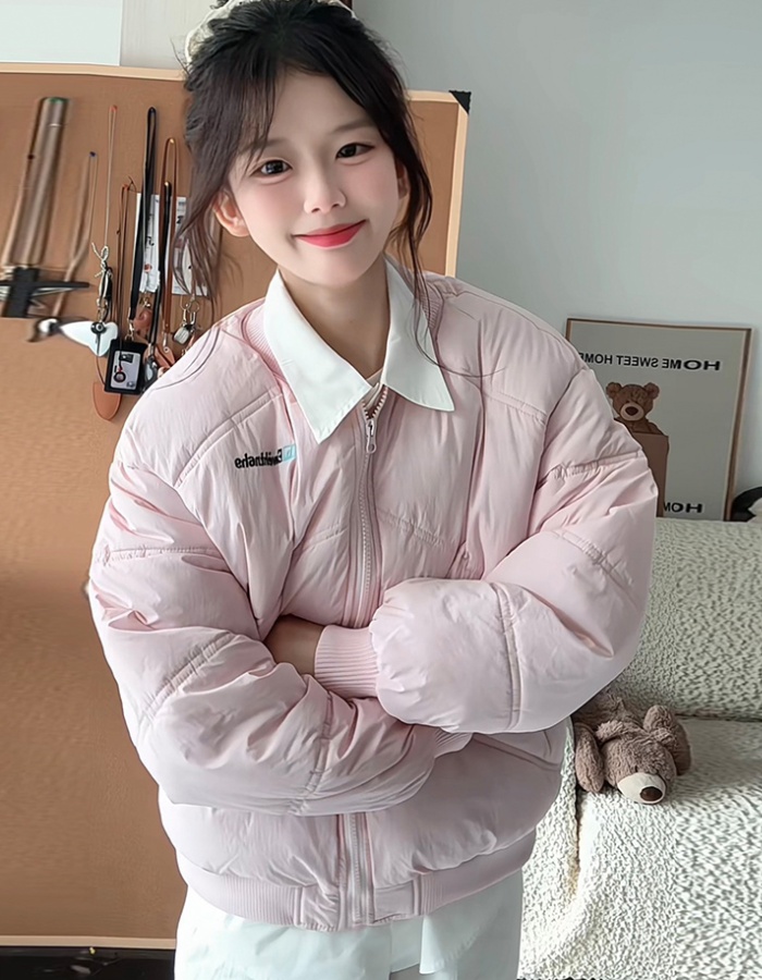 Thermal loose cotton coat all-match coat for women