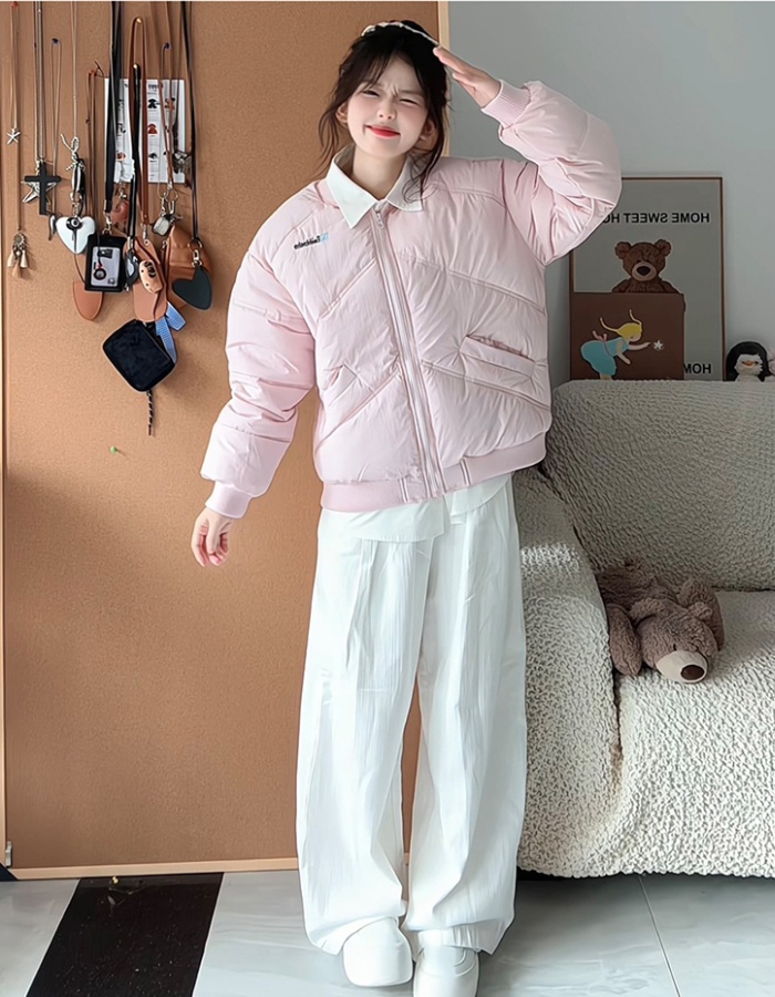 Thermal loose cotton coat all-match coat for women
