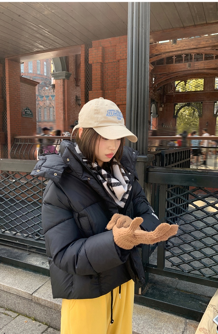 Thick winter coat short cotton coat for women