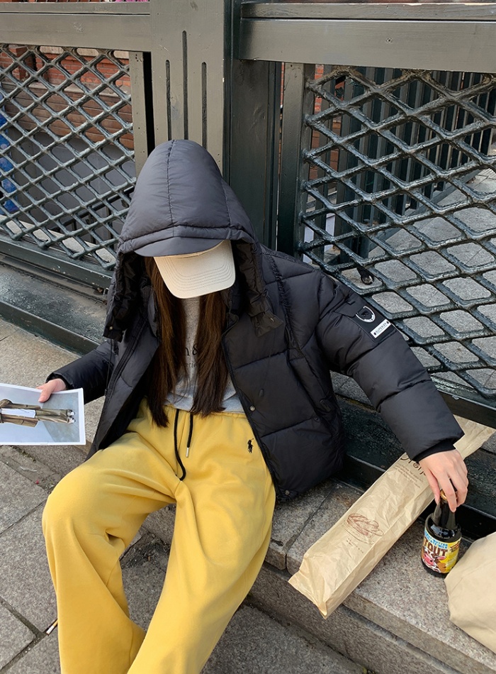 Thick winter coat short cotton coat for women