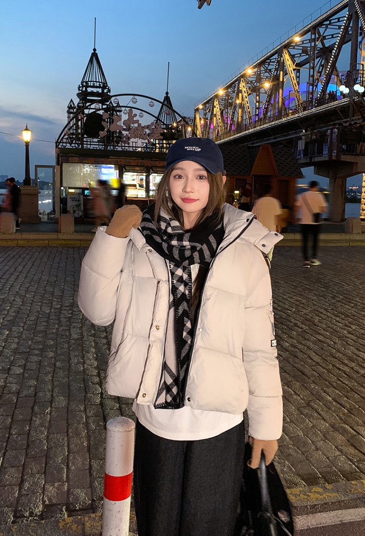 Thick winter coat short cotton coat for women