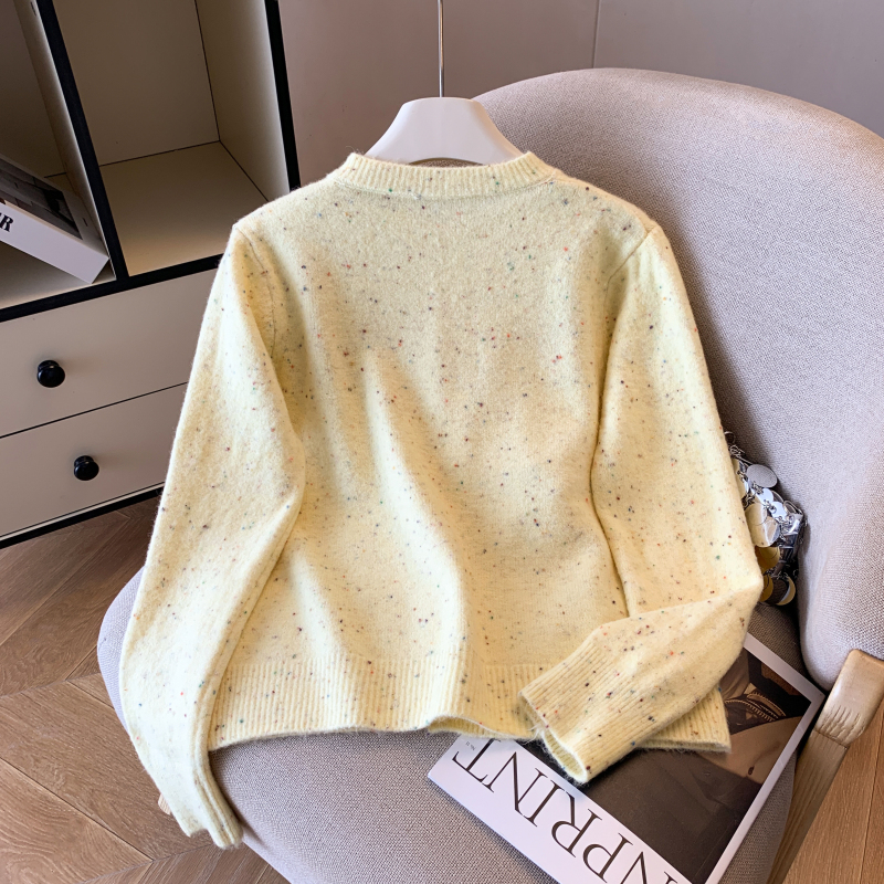 Fashion embroidery tops college style cardigan for women