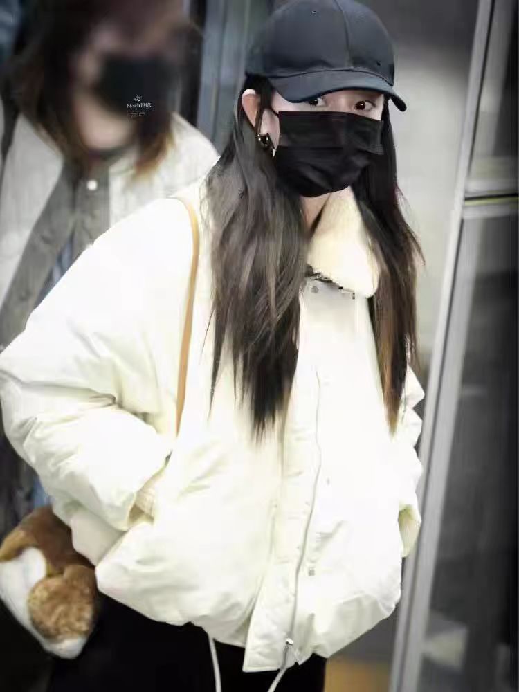 Thick winter cotton coat plus cotton bread clothing for women