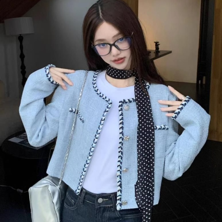 Temperament unique coat short niche tops for women