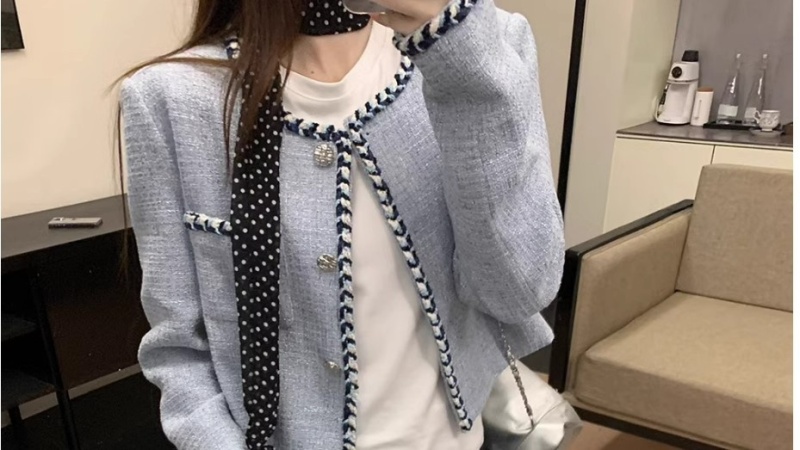 Temperament unique coat short niche tops for women