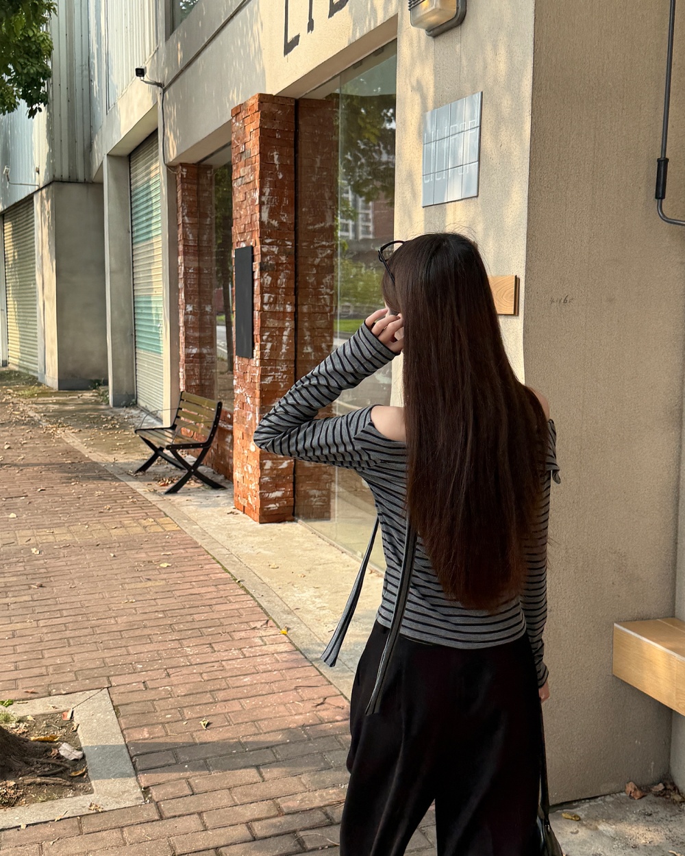 Strapless pinched waist fashion T-shirt bandage slim tops