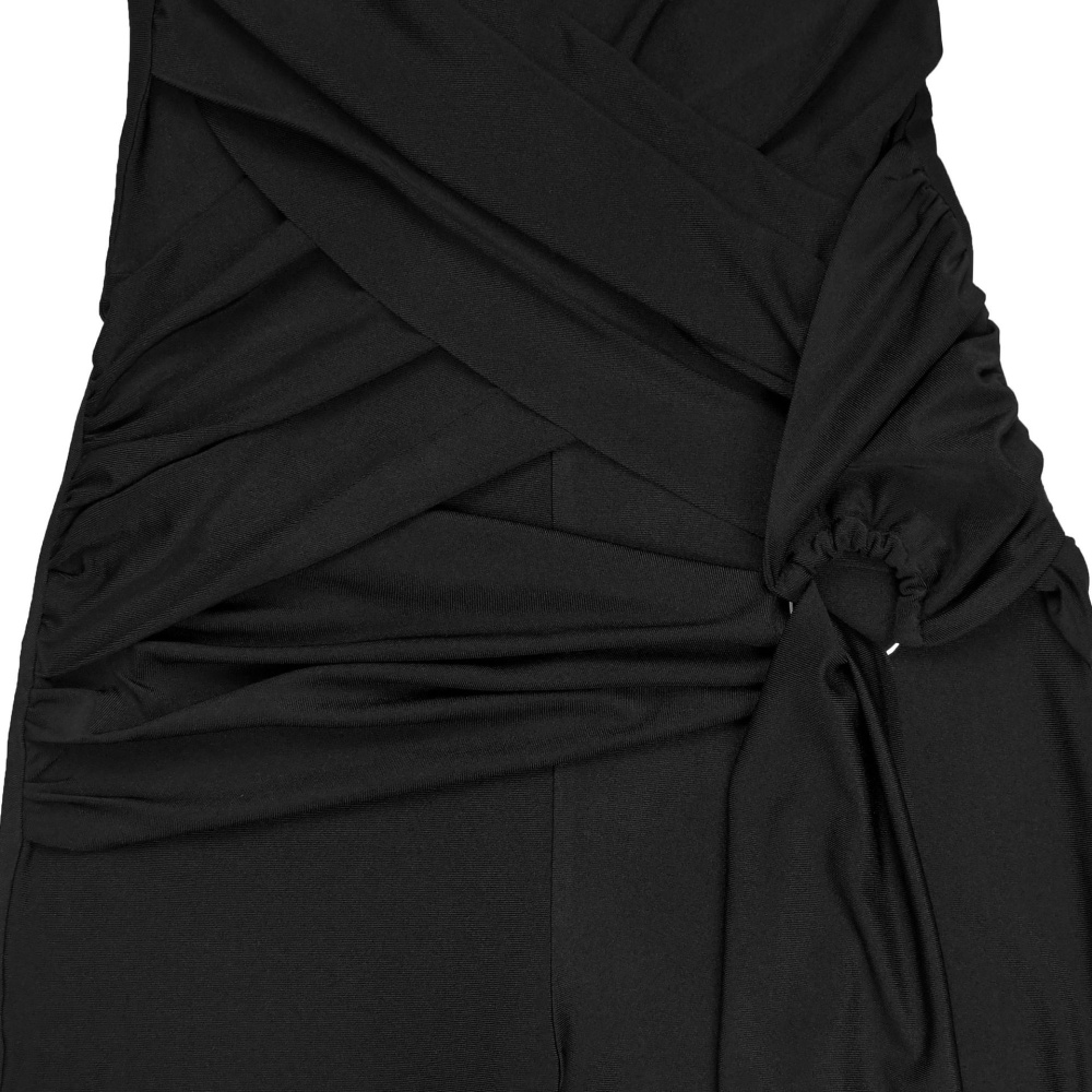 Wide leg European style temperament jumpsuit