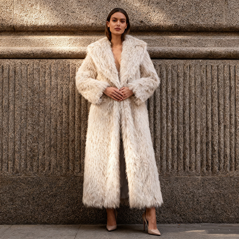 Casual temperament overcoat lazy fashion woolen coat