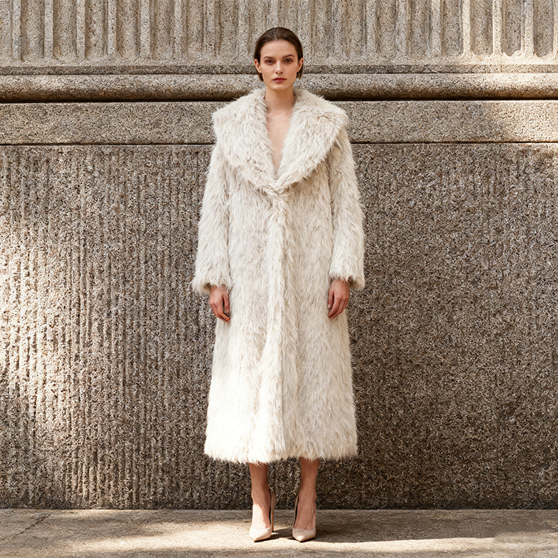 Casual temperament overcoat lazy fashion woolen coat