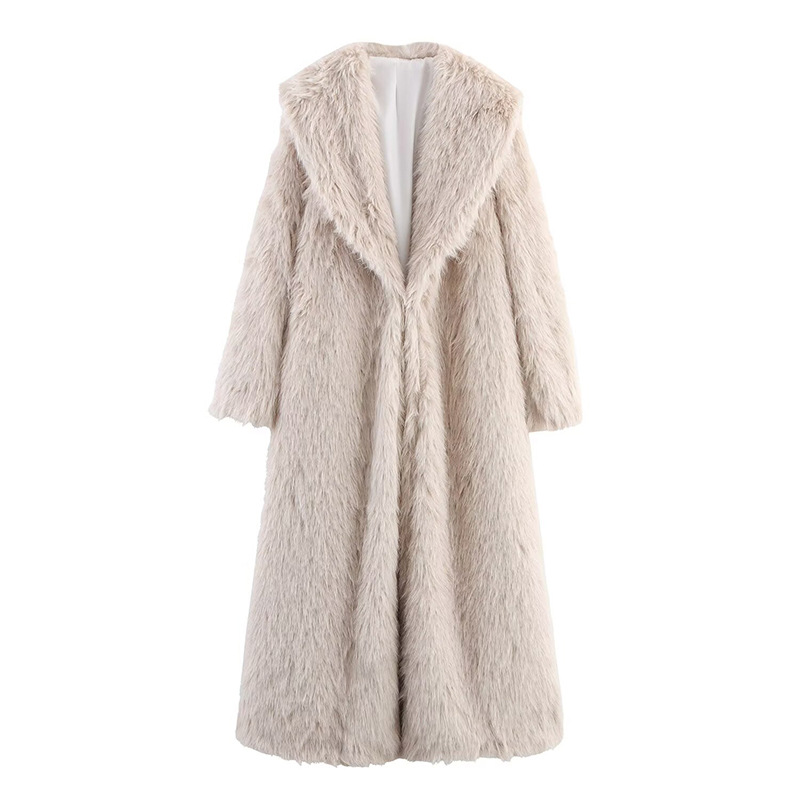 Casual temperament overcoat lazy fashion woolen coat