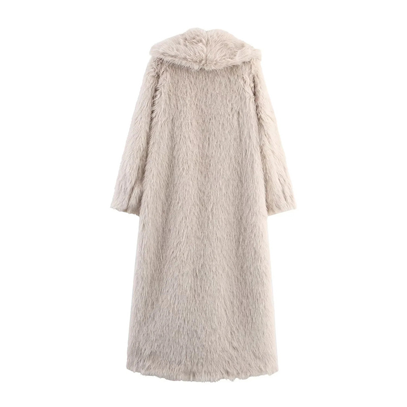 Casual temperament overcoat lazy fashion woolen coat
