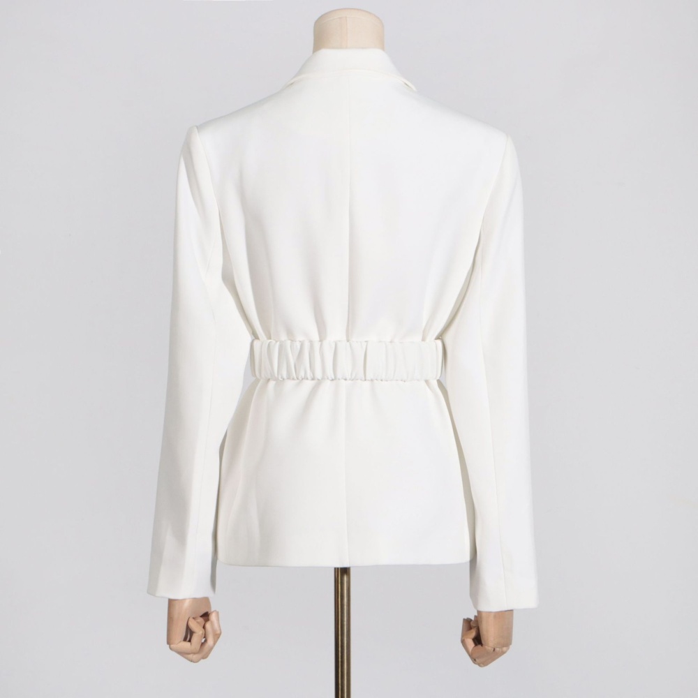 Pinched waist coat autumn business suit for women