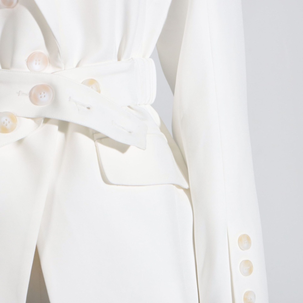 Pinched waist coat autumn business suit for women