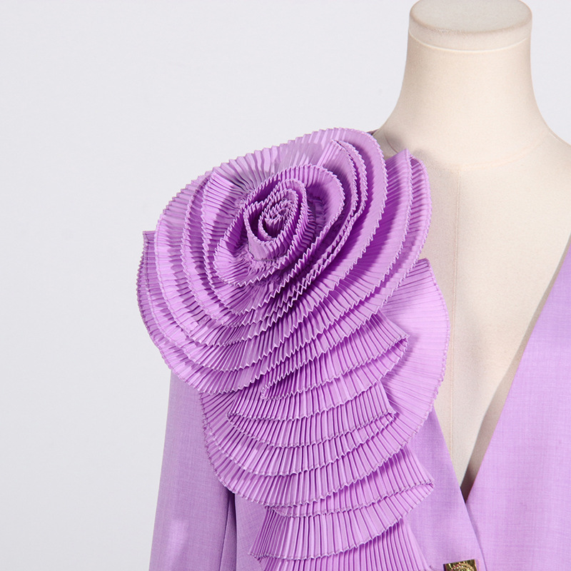 Flowers coat personality business suit for women